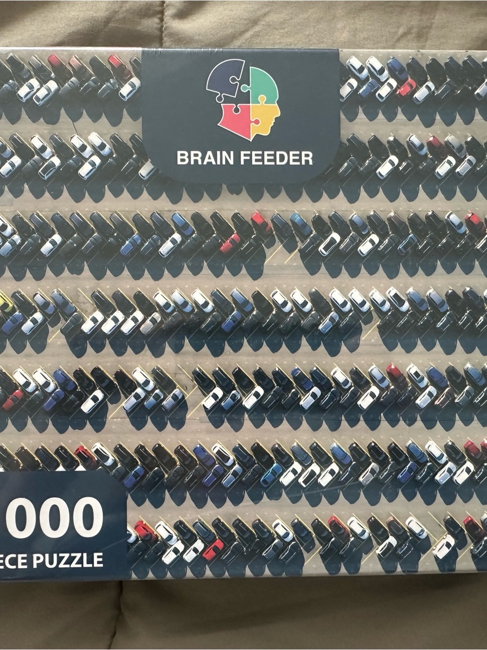 Brand New Brain Feeder 1000-Piece Puzzle - Multi Car Aerial Photo